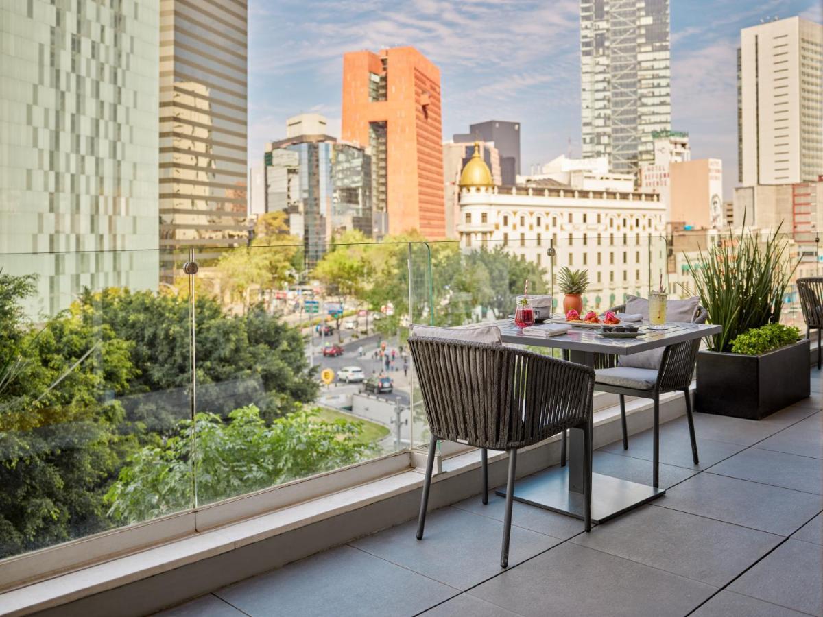 Fiesta Americana Reforma Mexico by Eksteriør bilde The rooftop terrace at the Hotel Indigo San Diego